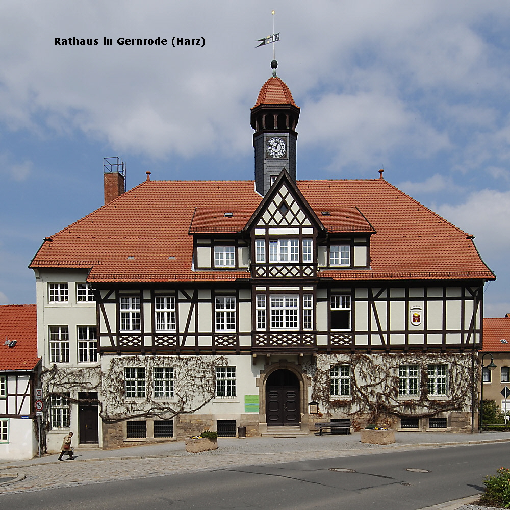 Rathaus in Gernrode (Harz)